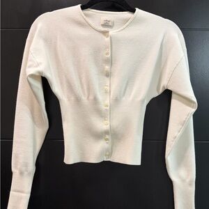 Wilfred Ivory Knit Golightly Cardigan